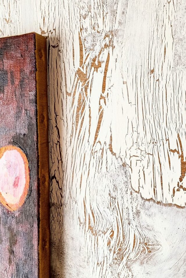 38×46㎝「西洋式テーブルA」F8・原画・油彩 | iichi 日々の暮らしを