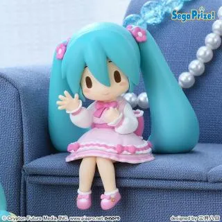 Bワンピース】初音ミクシリーズ ふわぷち ちょこのせ ミニフィギュア