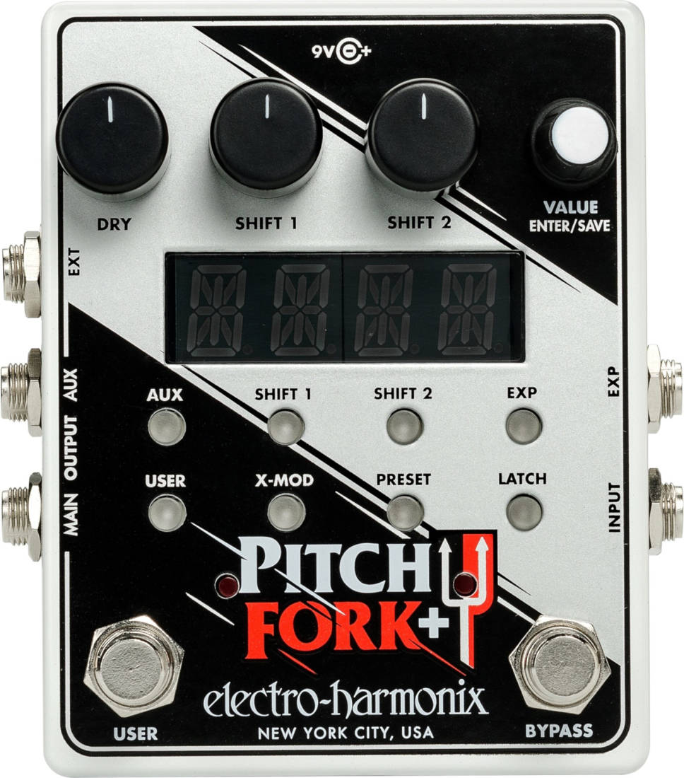 Electro-Harmonix Pitch Fork+ Polyphonic Pitch Shifter Pedal