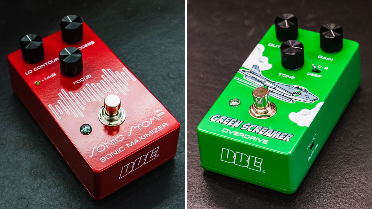 BBE launches the Sonic Stomp Pro and Green Screamer v2 Overdrive