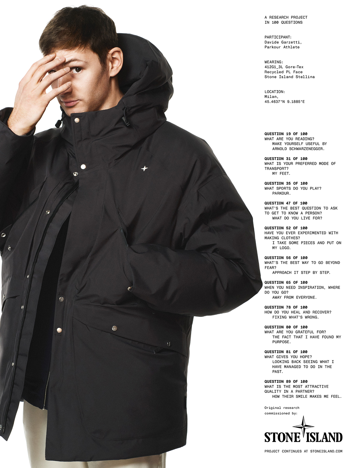 STONE ISLAND STELLINA』の2024年秋冬コレクションが発売開始