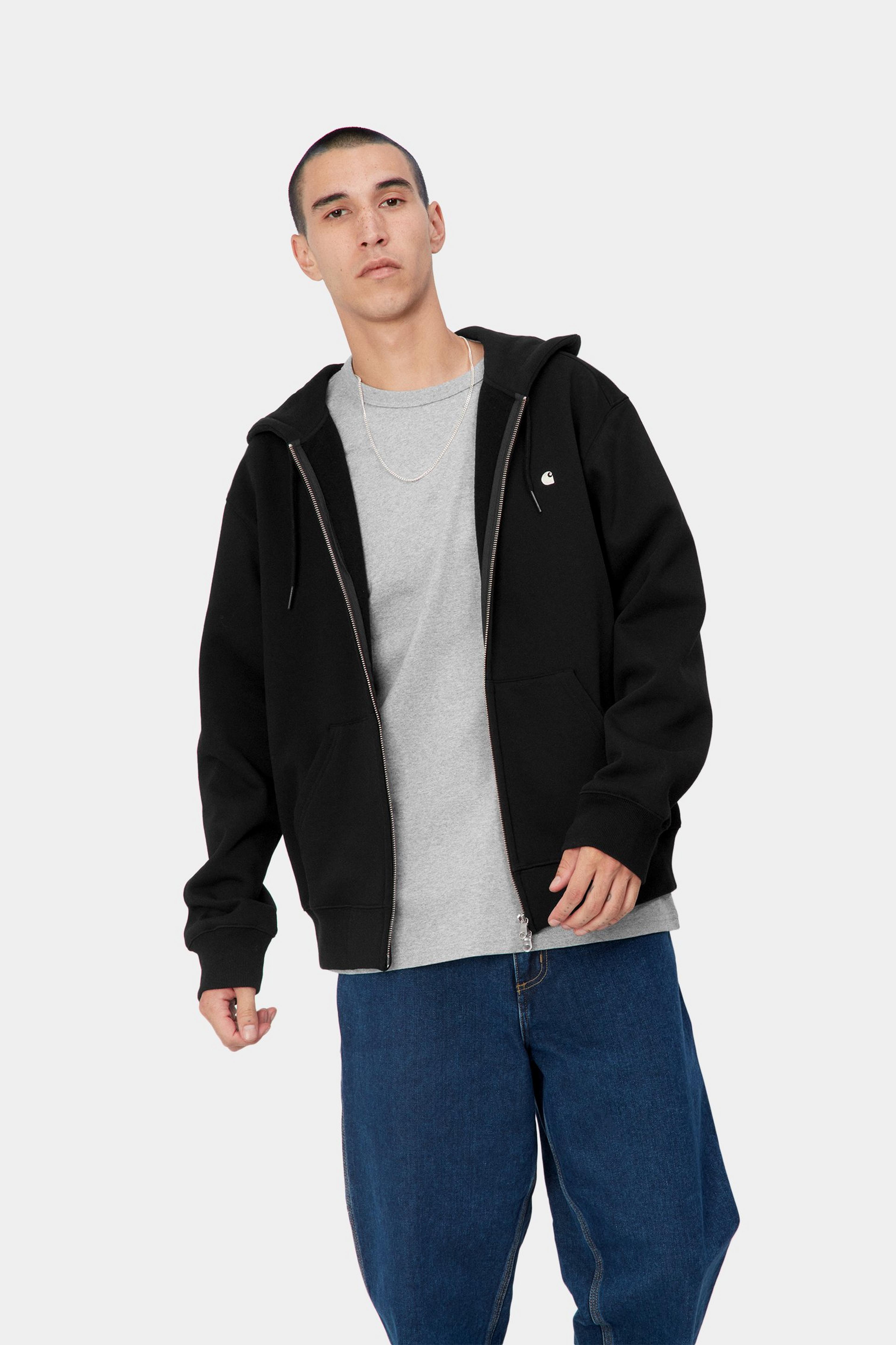 Carhartt WIP Hooded Madison Jacket, Black/Wax | Official Online Store