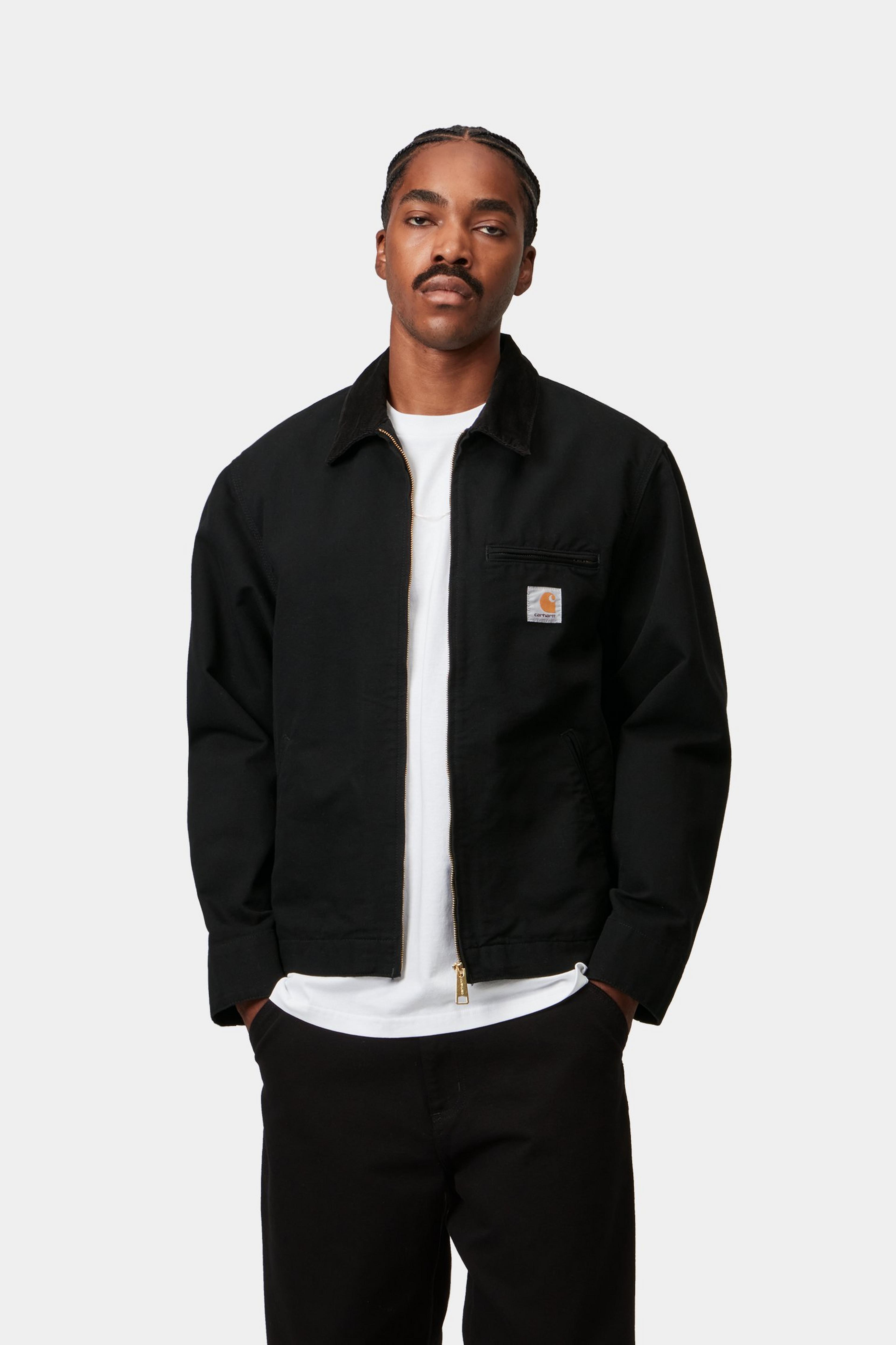 Carhartt WIP Detroit Jacket (Summer), Black / Black | Official