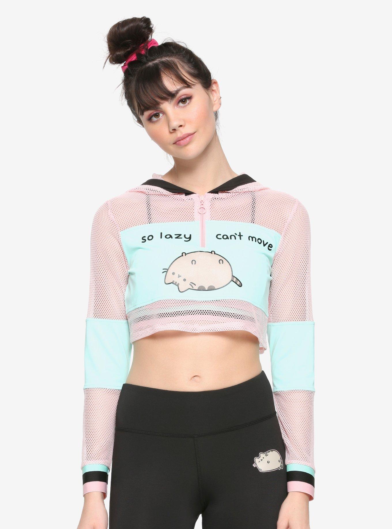Pusheen So Lazy Active Girls Crop Jacket | Hot Topic
