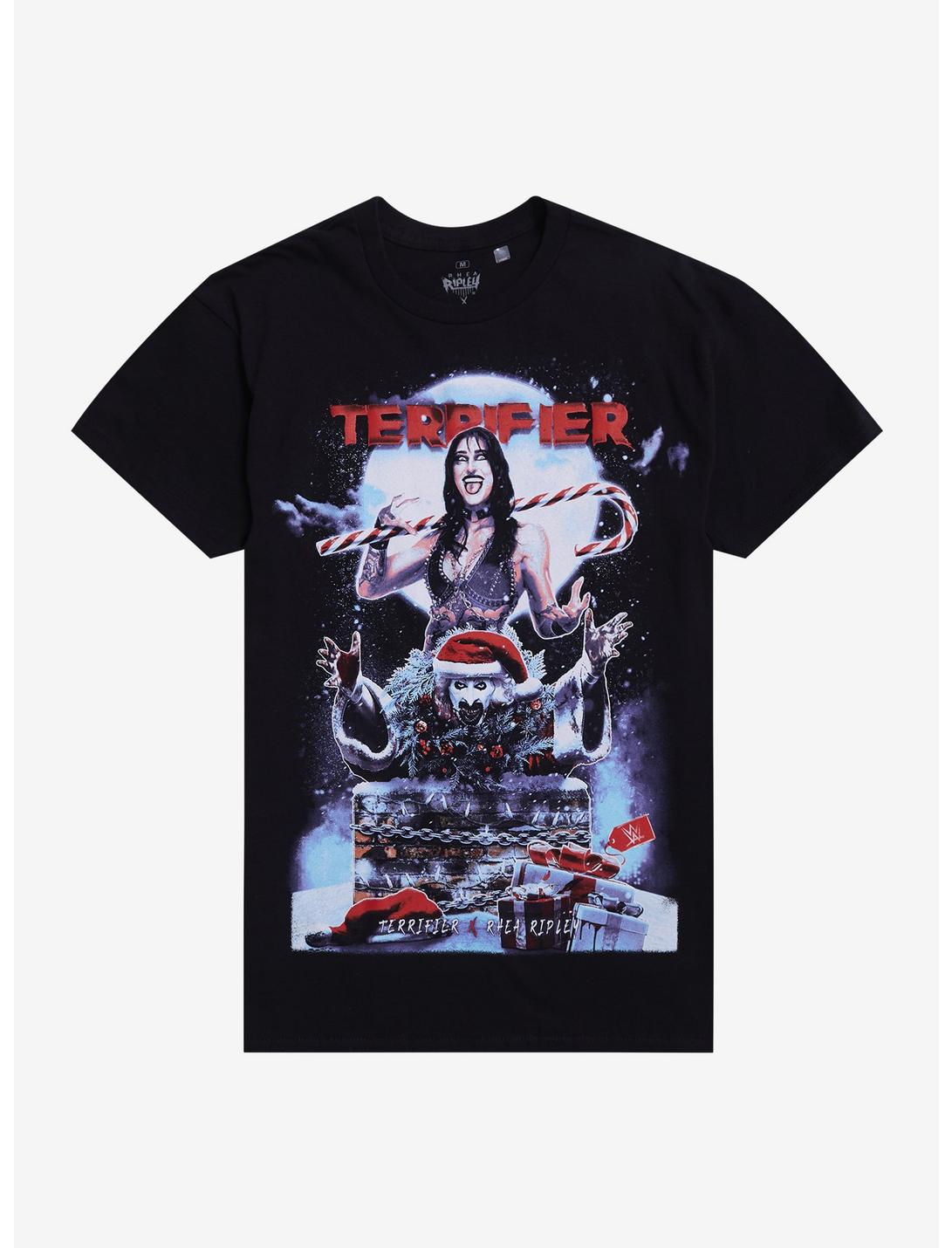 WWE Rhea Ripley X Terrifier Holiday T-Shirt | Hot Topic