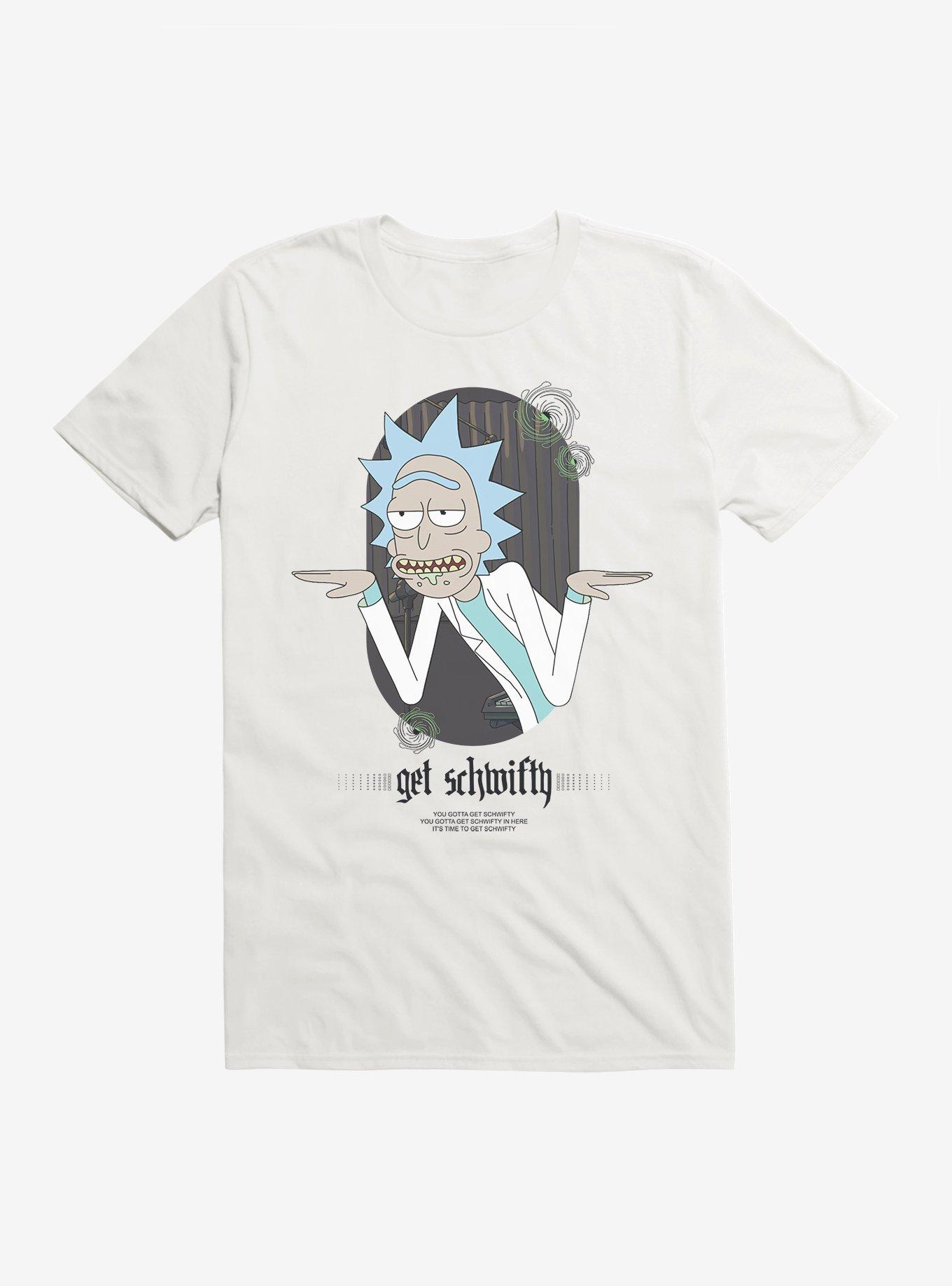 Rick And Morty Get Schwifty T-Shirt - WHITE | Hot Topic