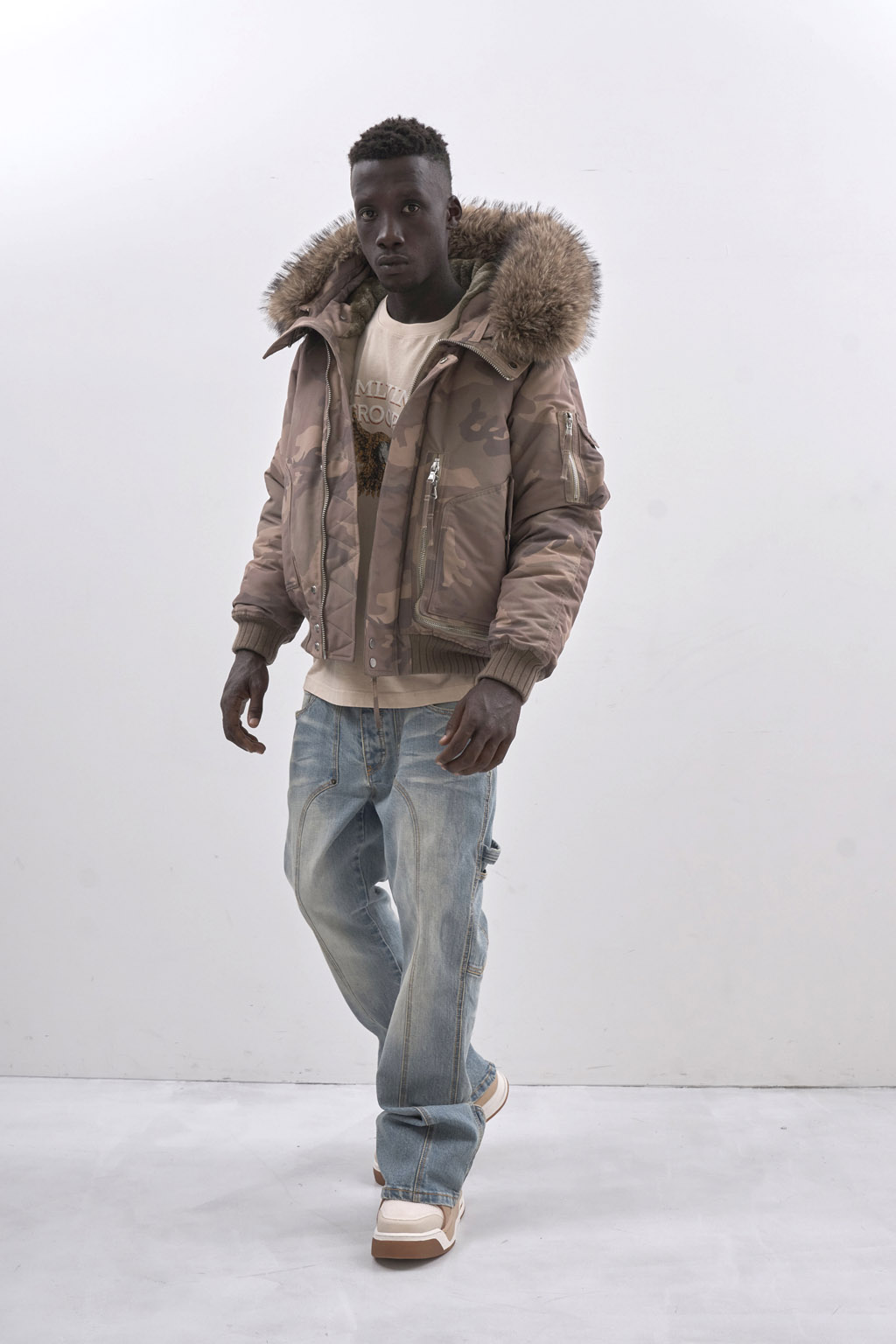 N-2B JACKET - CAMO - MLVINCE