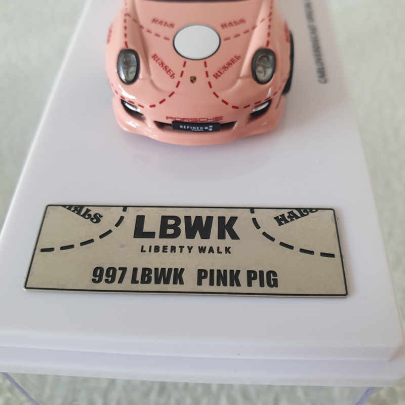 Porsche 911 997 LBWK Pink Pig 1/64 Inno64 - In64-997LB-PIG
