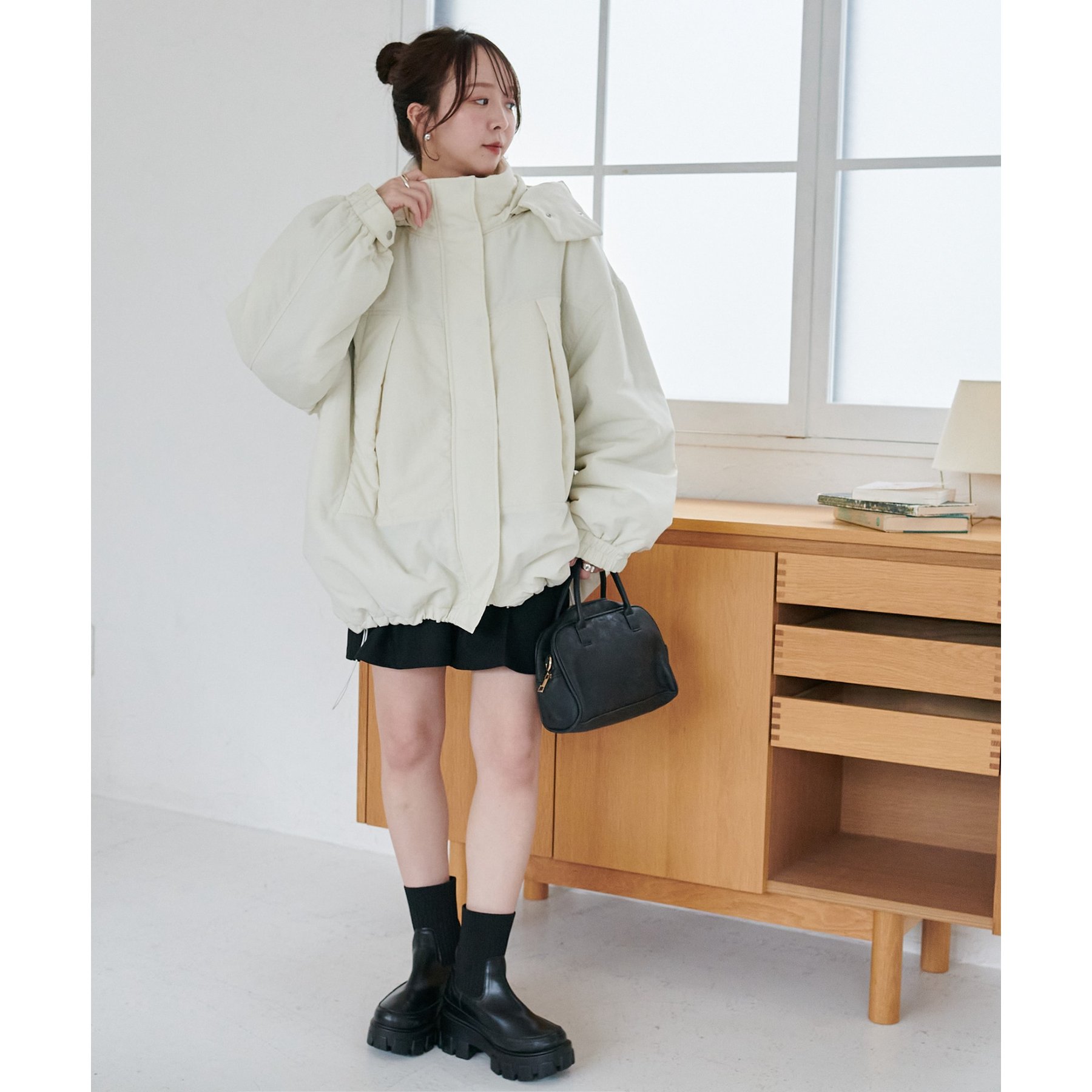 機能中綿モンスターショートコート | ファッション通販サイト NUGU