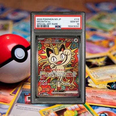 PSA10】ニャースex SAR [M3 114/080](拡張パック「ムニキスゼロ」) 1枚