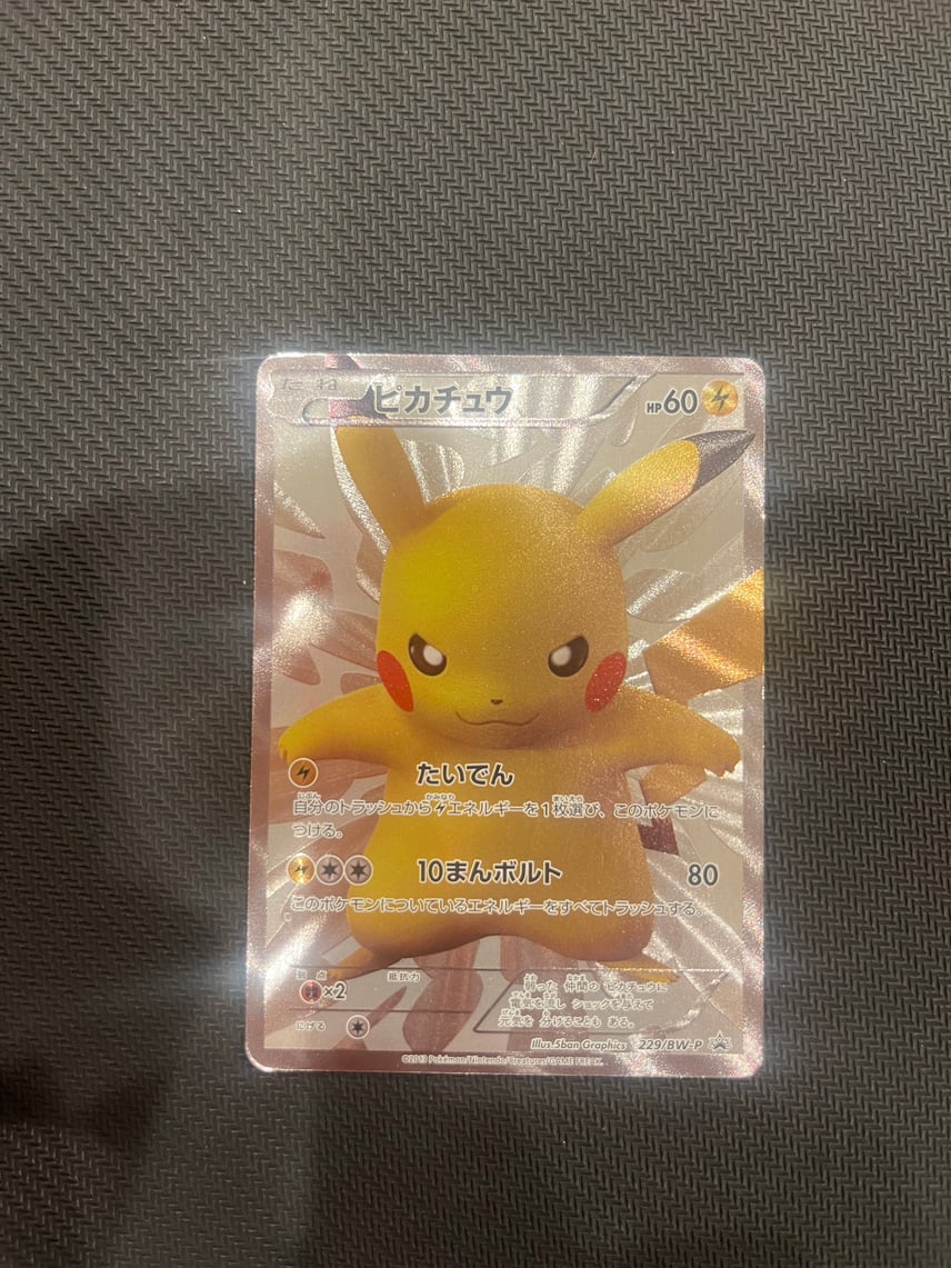 状態D】ピカチュウ P [BW-P 229/BW-P](プロモーションカード「ポケモン