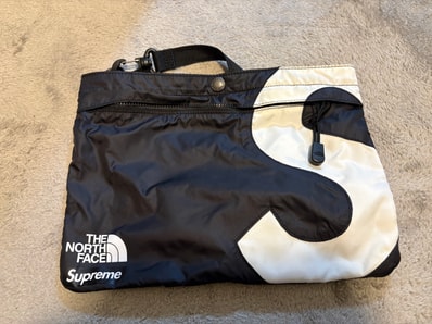Supreme Leather Shoulder Bag 