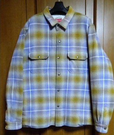 Supreme Shearling Lined Flannel Shirt 
