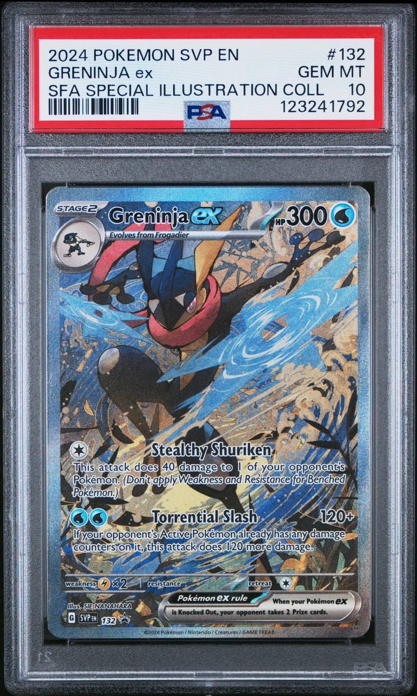 PSA10】ゲッコウガex P [SVP EN 132]【英語版】(スカーレット