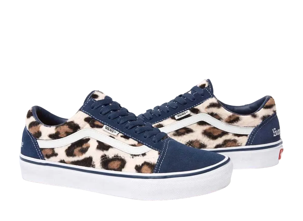 Supreme × Vans Leopard Old Skool 