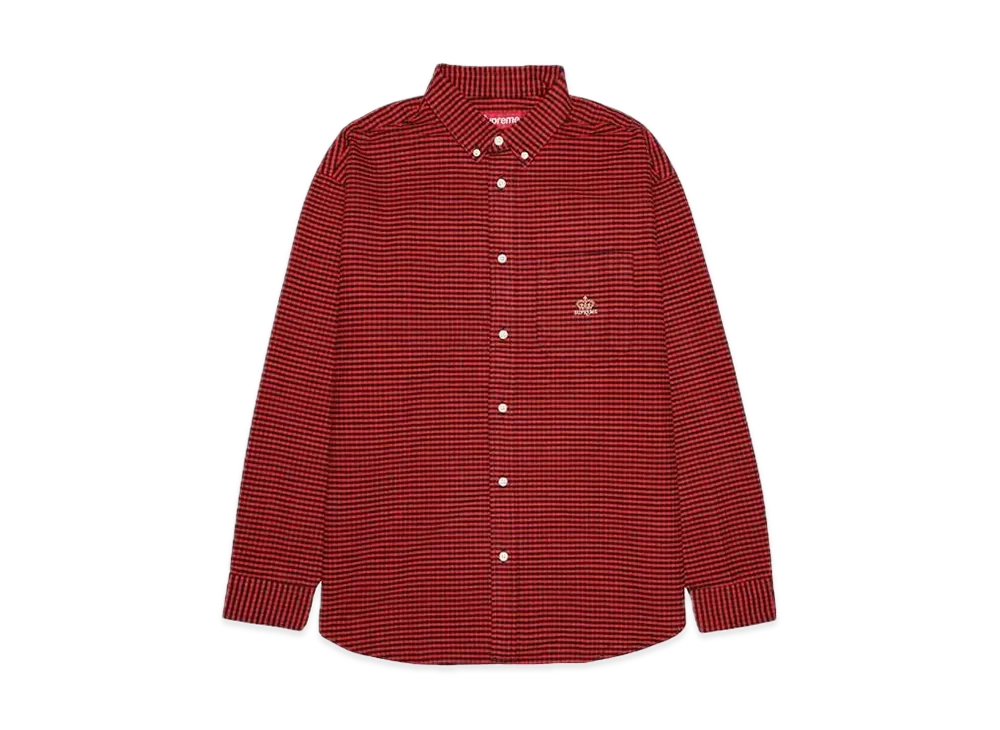 Supreme Loose Fit Flannel Oxford Shirt 