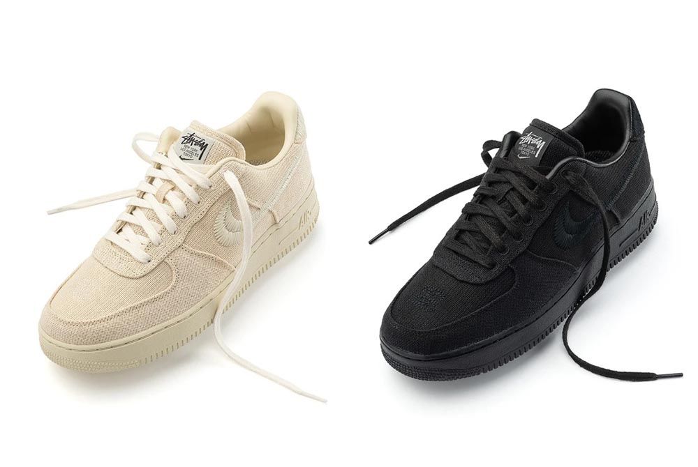 スニダンで購入可】STUSSY × NIKE AIR FORCE 1 LOW 2COLORS 抽選/定価