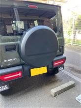 JB23ランドベンチャー用タイヤカバー塗装など（スズキ ジムニー・JB64W