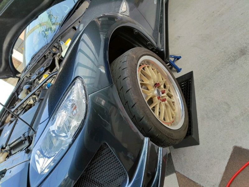 RX8 前期用 オイルクーラーの取り付け 後期型 その1（マツダ RX-8