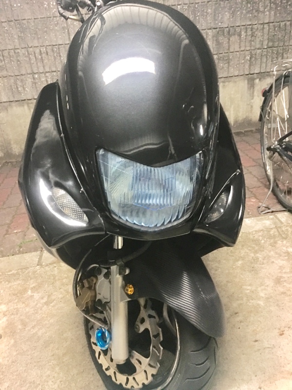 WIRUS WIN フロントマスク のパーツレビュー | マジェスティ125(Ryo