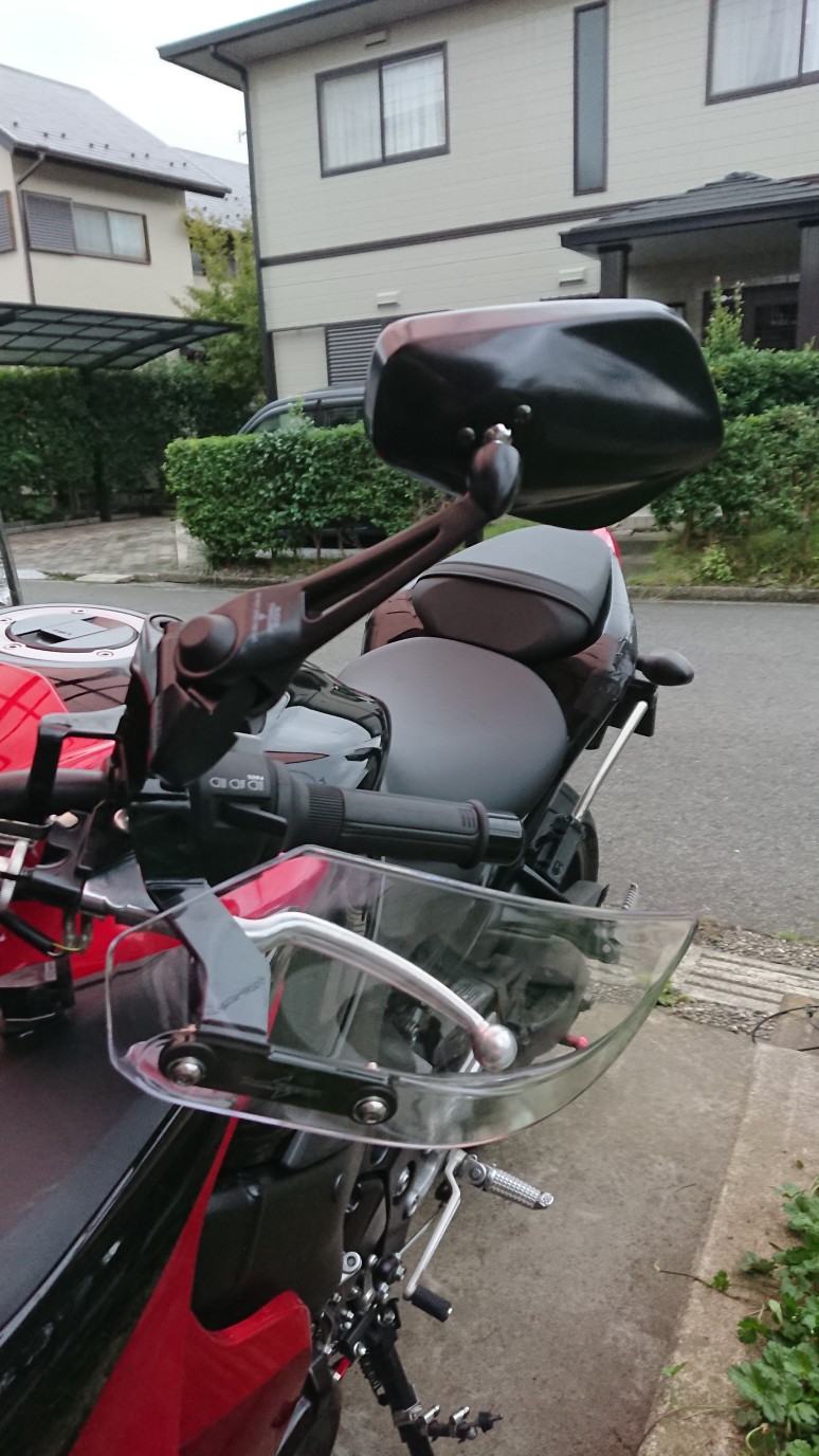 TANAX ナポレオン シャークミラー3 ブラック 防眩鏡【RAYSAVE】 左右