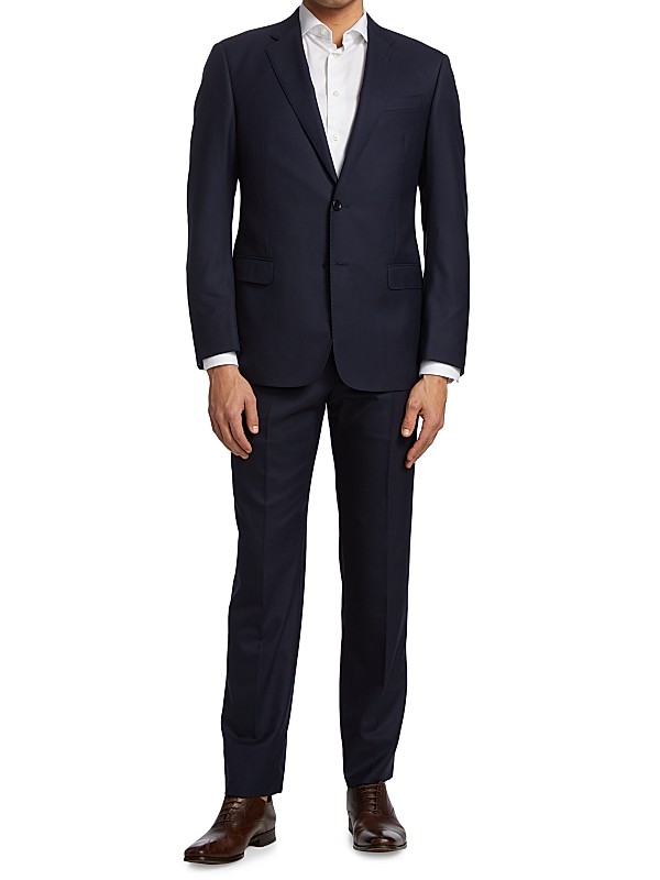 Giorgio Armani Wool Two-Piece Suit | Saks Fifth Avenue