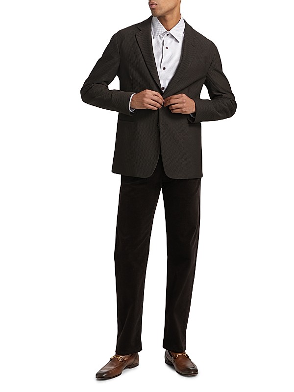 Giorgio Armani Rice Stitch Sport Jacket | Saks Fifth Avenue