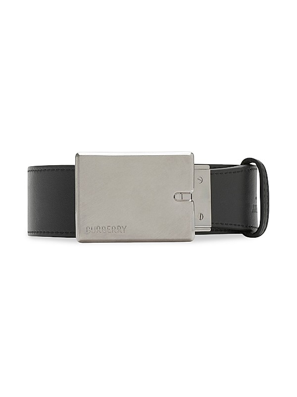 Burberry Reversible Check B Cut Belt | Saks Fifth Avenue