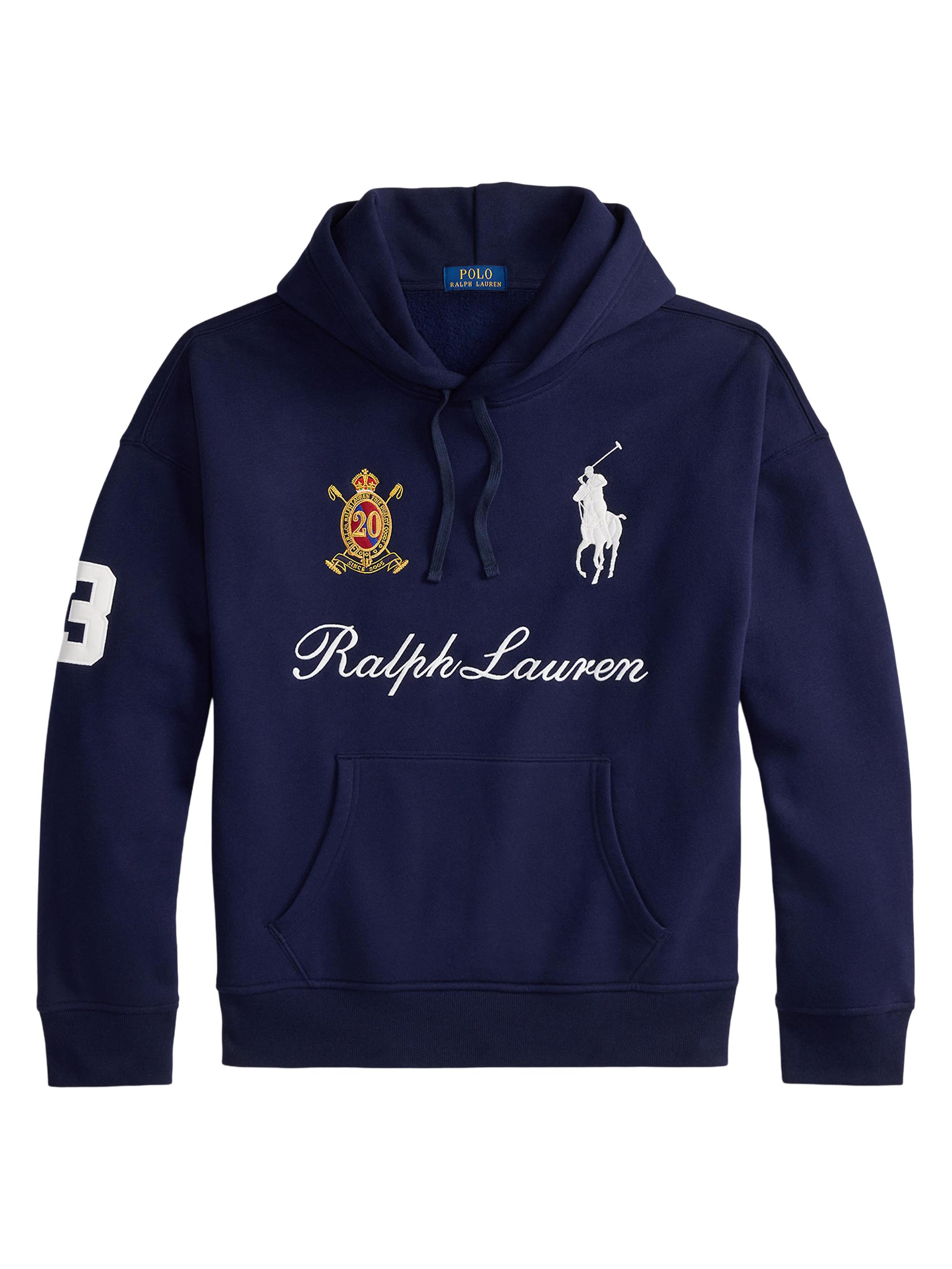Polo Ralph Lauren Logo Fleece Collared Sweatshirt | Saks Fifth Avenue