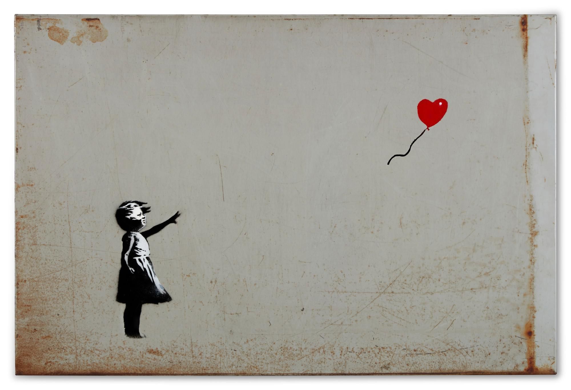 Banksy Girl With Balloon (metal) (Mixed Media) 2006 | MyArtBroker