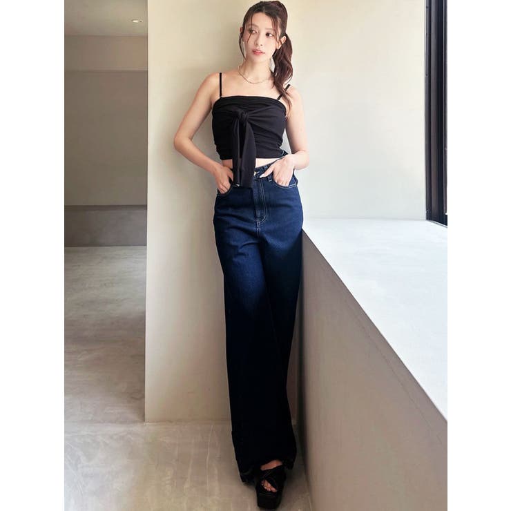 バックリボンデニムパンツ[品番：MKSW0064621]｜RESEXXY（リゼクシー