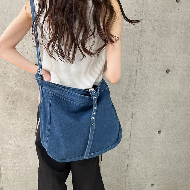 デニムビックショルダーバッグ[品番：MJNW0002848]｜me Jane（ミー