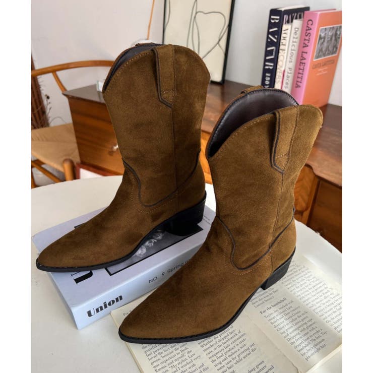 ショートウエスタンブーツ[品番：ERMW0004192]｜moment+（モーメント