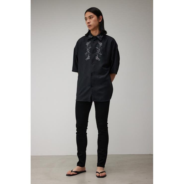 刺繍デザインシャツ[品番：AZLW0021106]｜AZUL BY MOUSSY（アズール