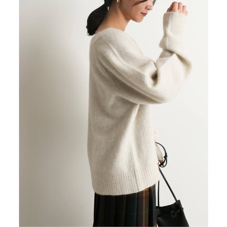 SLOBE IENA＞ FOX混Vネックニット◇[品番：BYCW0009867]｜B.C STOCK