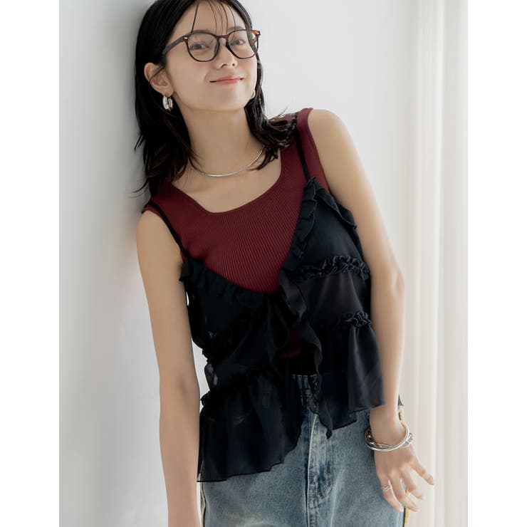 2024 SUMMER COLLECTION][森カンナさん着用]フロントリボ…[品番