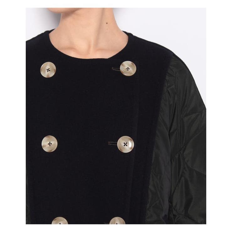 メルトンコンビキルティングコート[品番：LAVW0007104]｜LANVIN en
