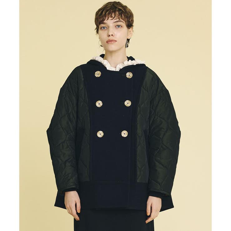 メルトンコンビキルティングコート[品番：LAVW0007104]｜LANVIN en