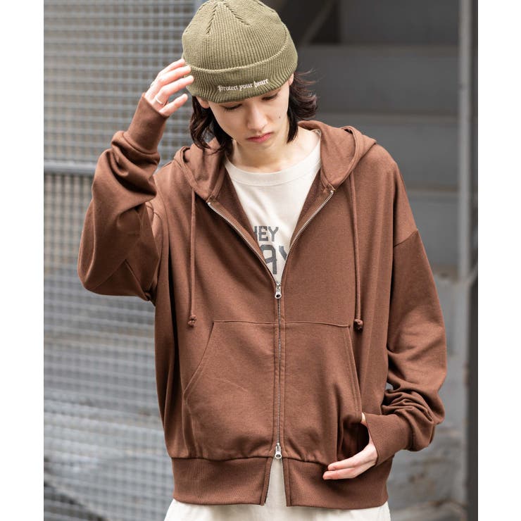 コンパクトフィットダブルZIPパーカー[品番：WG010095086]｜WEGO【MEN