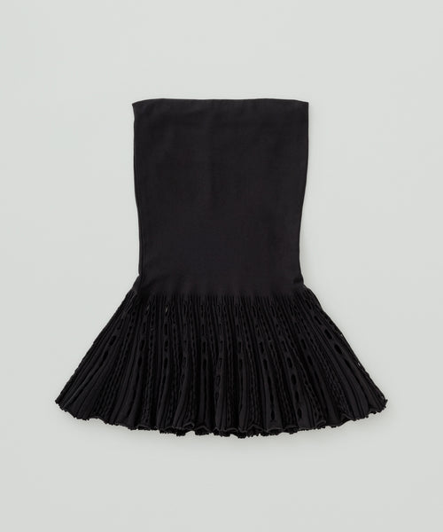 BIOTOP(ビオトープ) / 【yo BIOTOP】Knit pleats mini dress