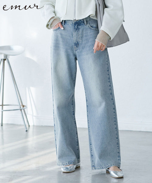 ROPÉ PICNIC(ロペピクニック) / 【emur/エミュール】ワイドストレート