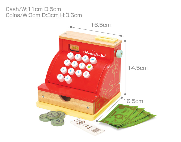 LE TOY VAN (ルトイヴァン) おかいものレジスター J613165 TV0210 (3歳