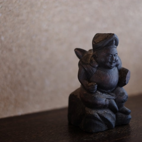 時代 木彫 恵比寿像 （江戸時代） – 逢季荘
