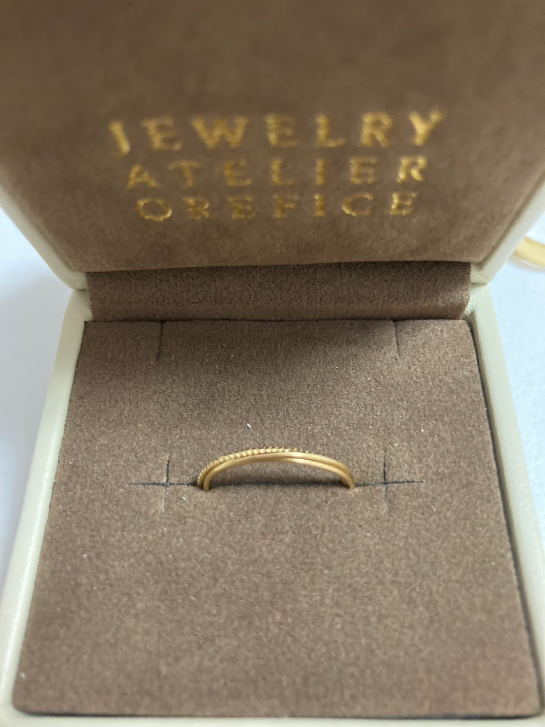 K18「トリプレット」リング｜【オレフィーチェ】Orefice