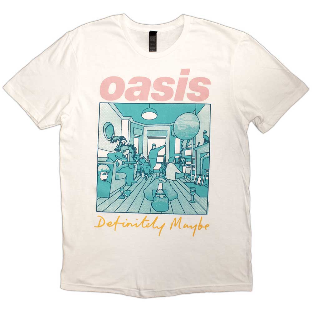Oasis - Definitely Maybe Illustration Colour (T-Shirt) | eBay