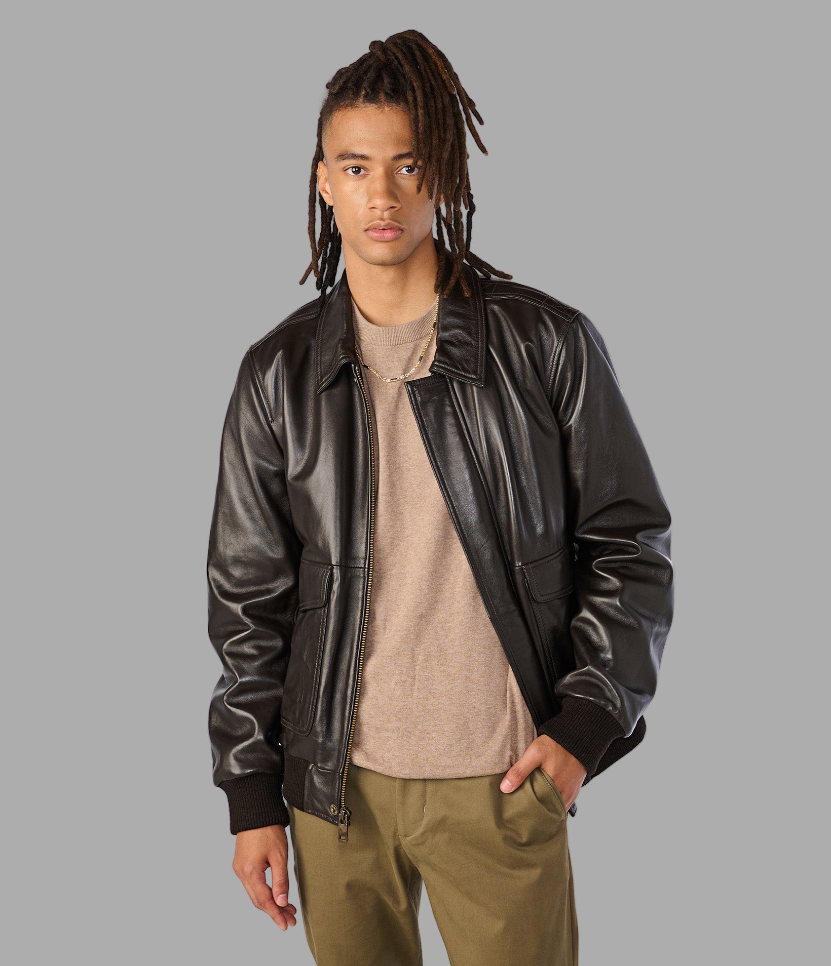 Wilsons Leather Chris Leather Bomber Jacket - Shop