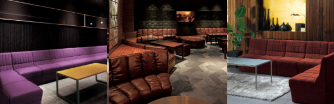 スナック・ラウンジ向けボックスソファ – 店舗家具本舗