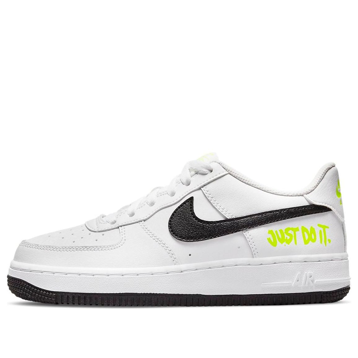 GS) Nike Air Force 1 Low 'Just Do It - White Volt' DM3271-100