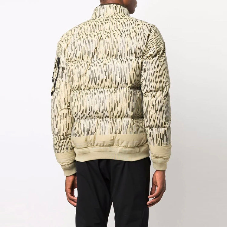 STONE ISLAND Rain Camo Down Jacket 'Yellow' 7515433E1-V0091
