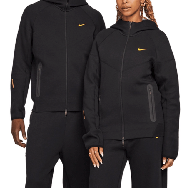 Nike x NOCTA Drake Tech Fleece Hooded Jacket Asia Sizing 'Black